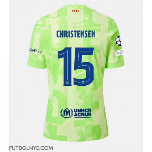 Camiseta Barcelona Andreas Christensen #15 Tercera Equipación 2024-25 manga corta